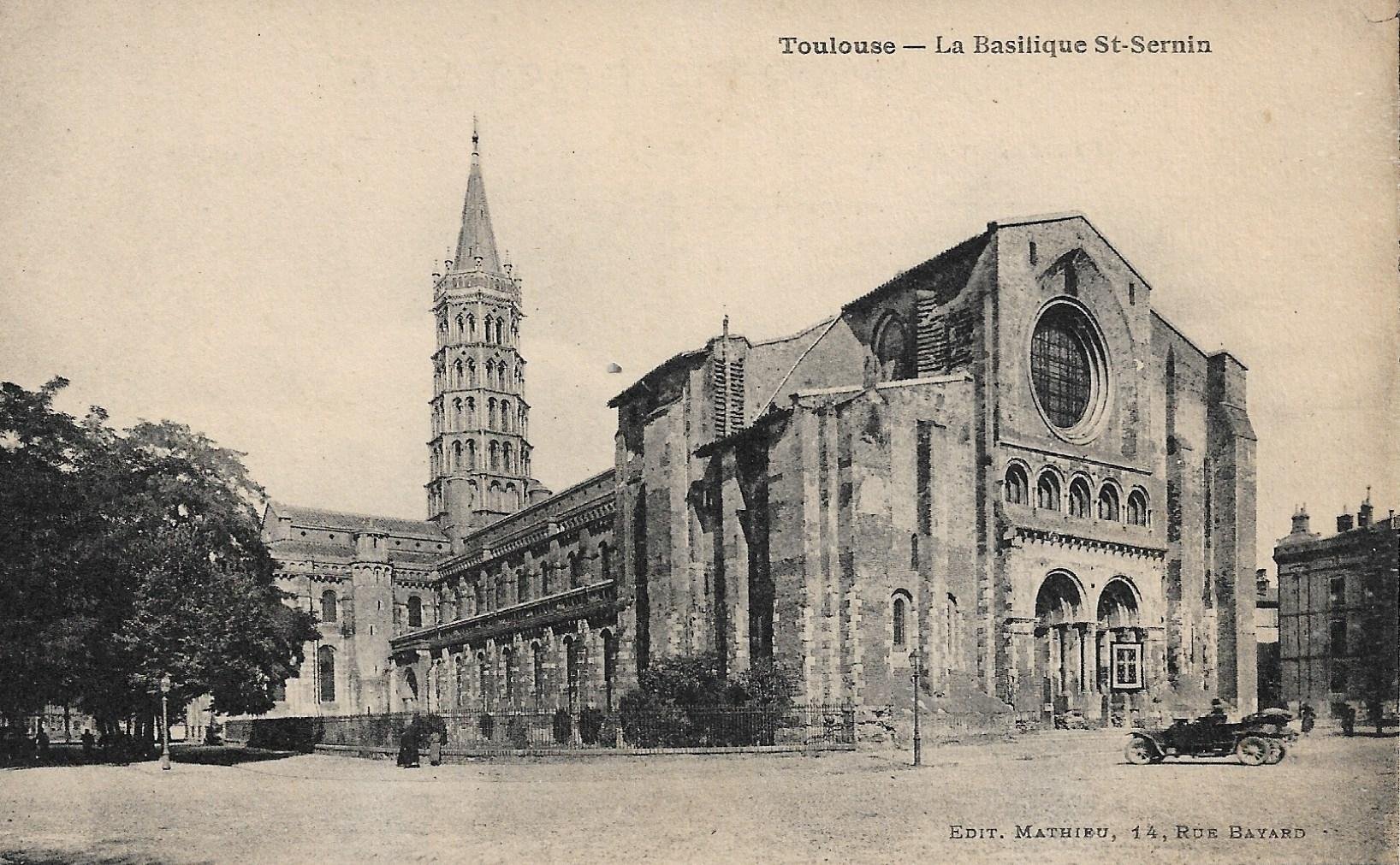 /France/FR_place_1903-1938_Toulouse - La Basilique St-Sernin.jpg